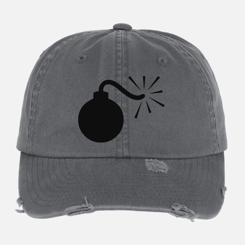 Mac Bomb Flexfit Vintage Destroyed Cap
