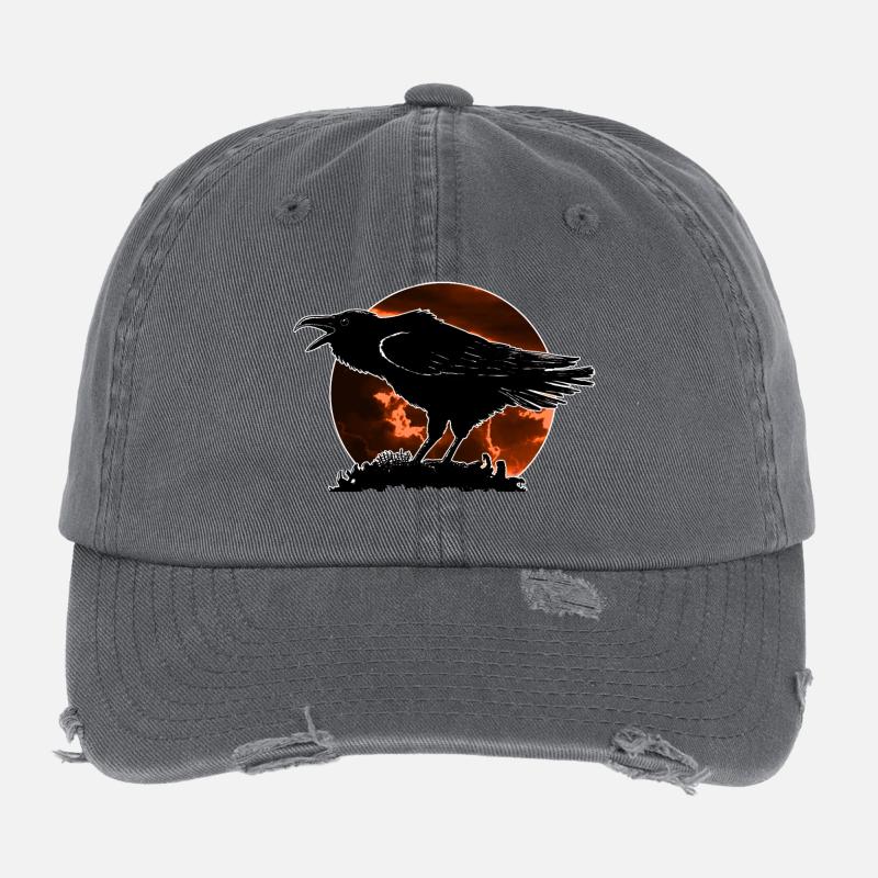 KROA Casquette vintage effet usé Flexfit