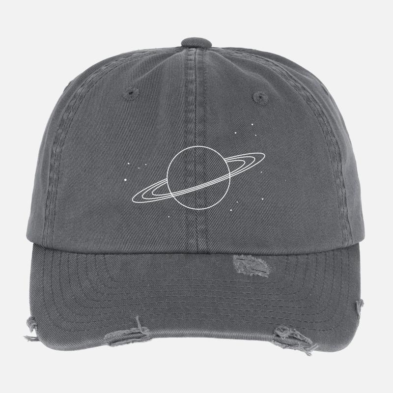 Saturne Casquette vintage effet usé Flexfit