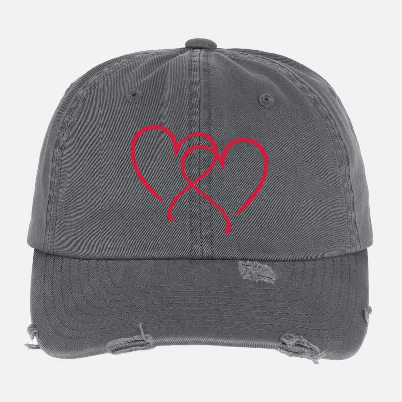 HERZ Flexfit Vintage Destroyed Cap