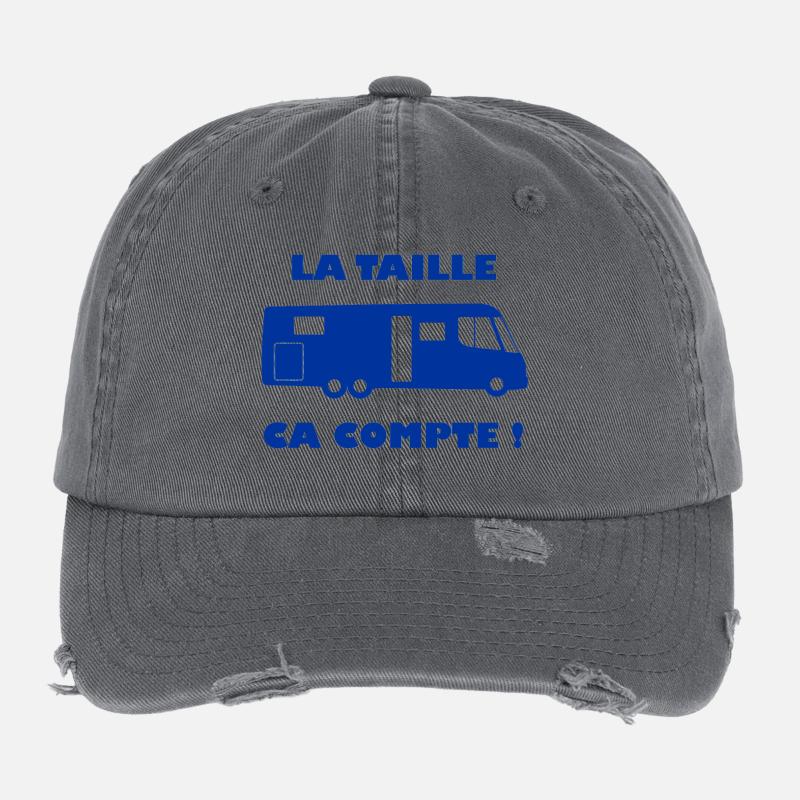 La taille ça compte ! Casquette vintage effet usé Flexfit