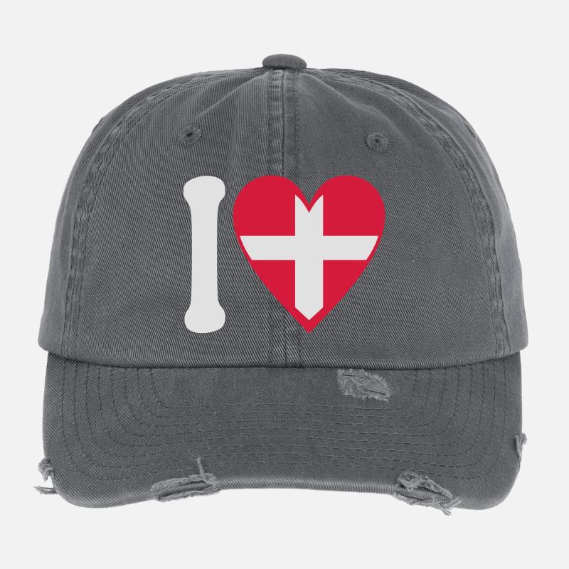 Love Savoie 2C Casquette vintage effet usé Flexfit