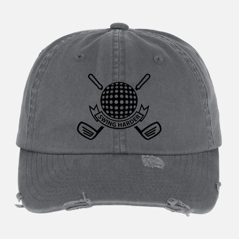 swing_harder_f1 Casquette vintage effet usé Flexfit