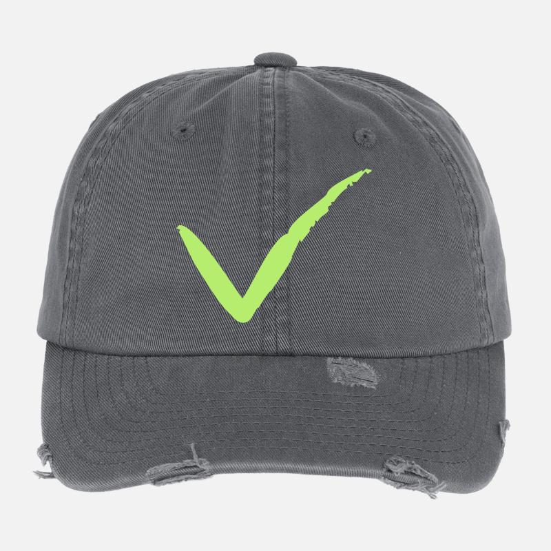 Stroke of the brush hook Flexfit Vintage Destroyed Cap