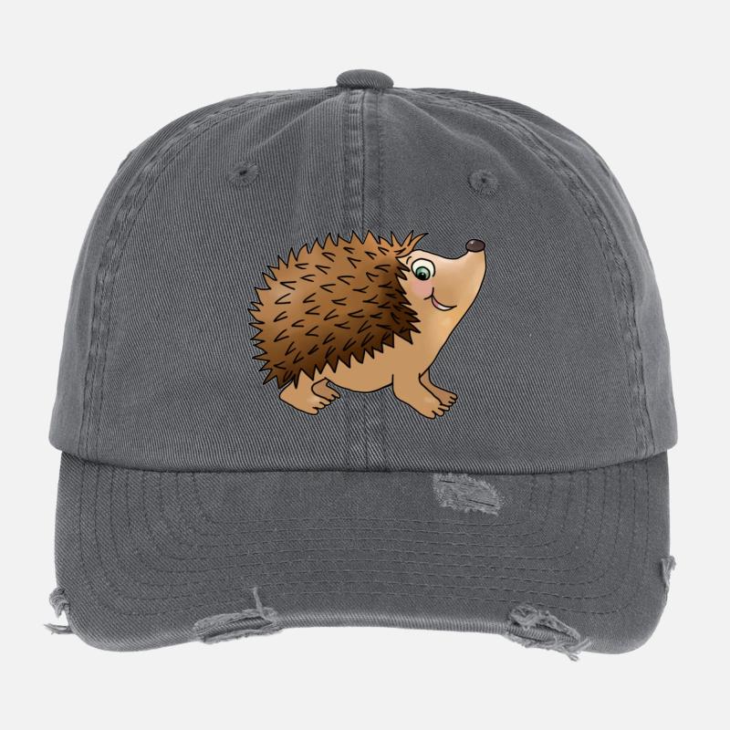 Friendly hedgehog Flexfit Vintage Destroyed Cap