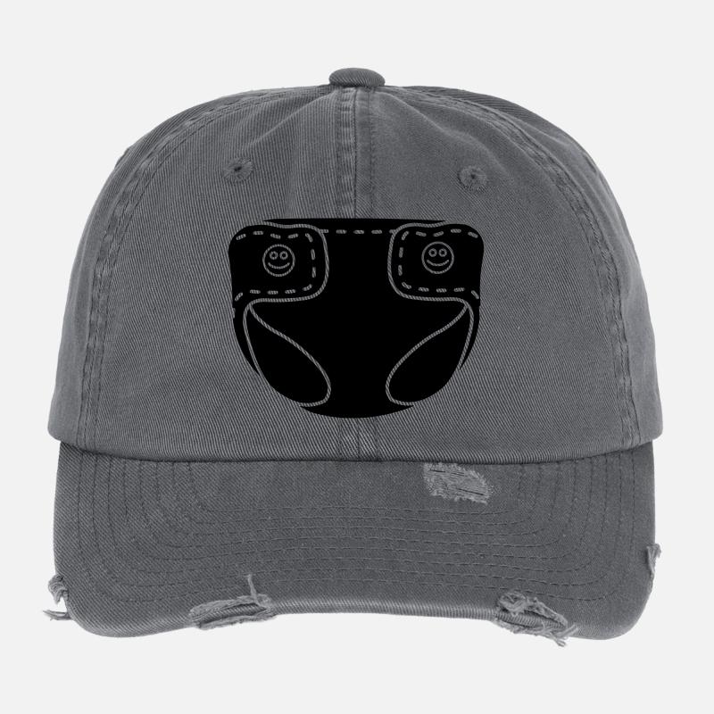 Couche bébé Casquette vintage effet usé Flexfit
