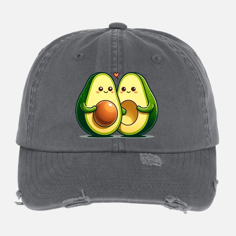 Avocado-Paar Flexfit Vintage Destroyed Cap
