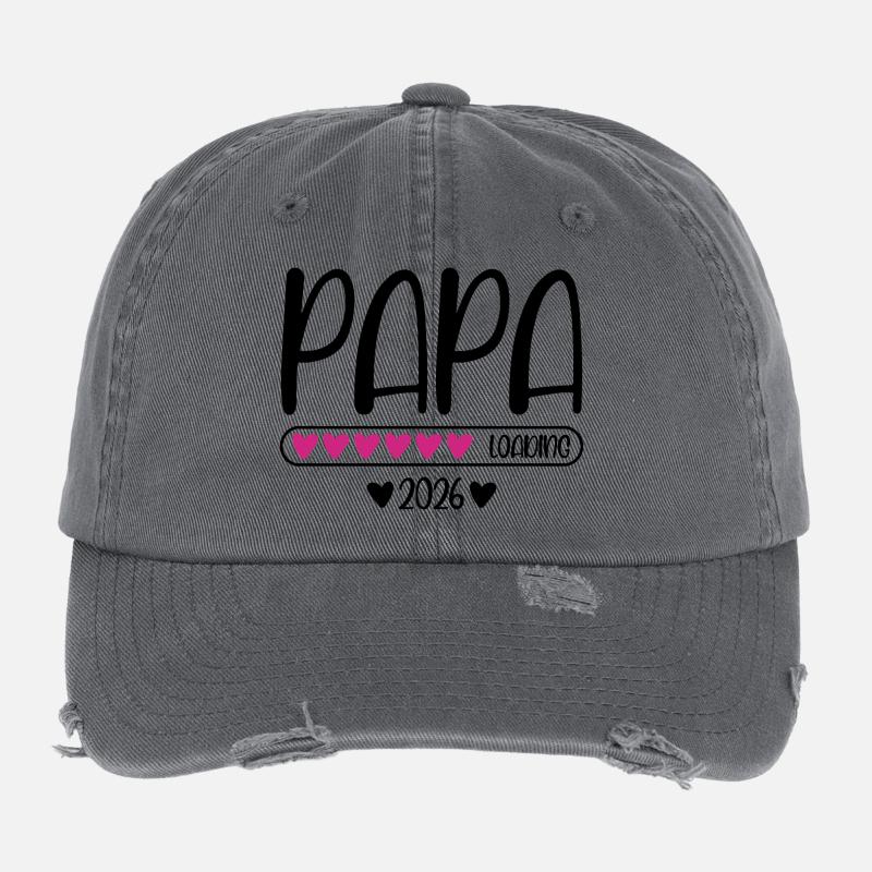 Papa 2026 loading Flexfit Vintage Destroyed Cap