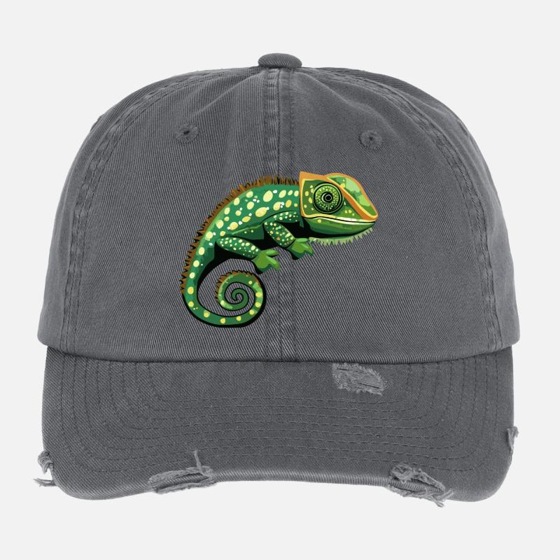 Chamäleon Flexfit Vintage Destroyed Cap