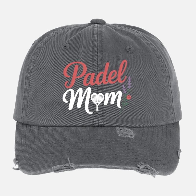 Padel Mama Flexfit Vintage Destroyed Cap