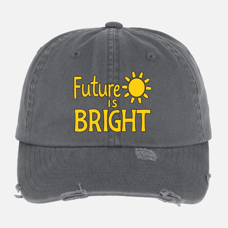 Future Is Bright - Sun Flexfit Vintage Destroyed Cap