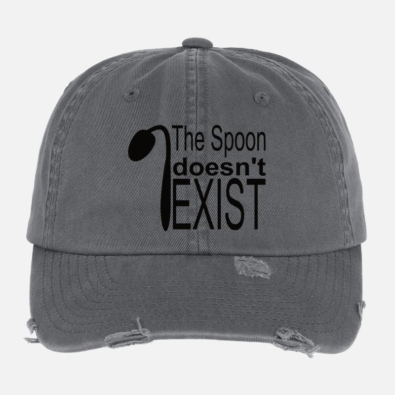 The spoon does not exist Flexfit Vintage Destroyed Cap