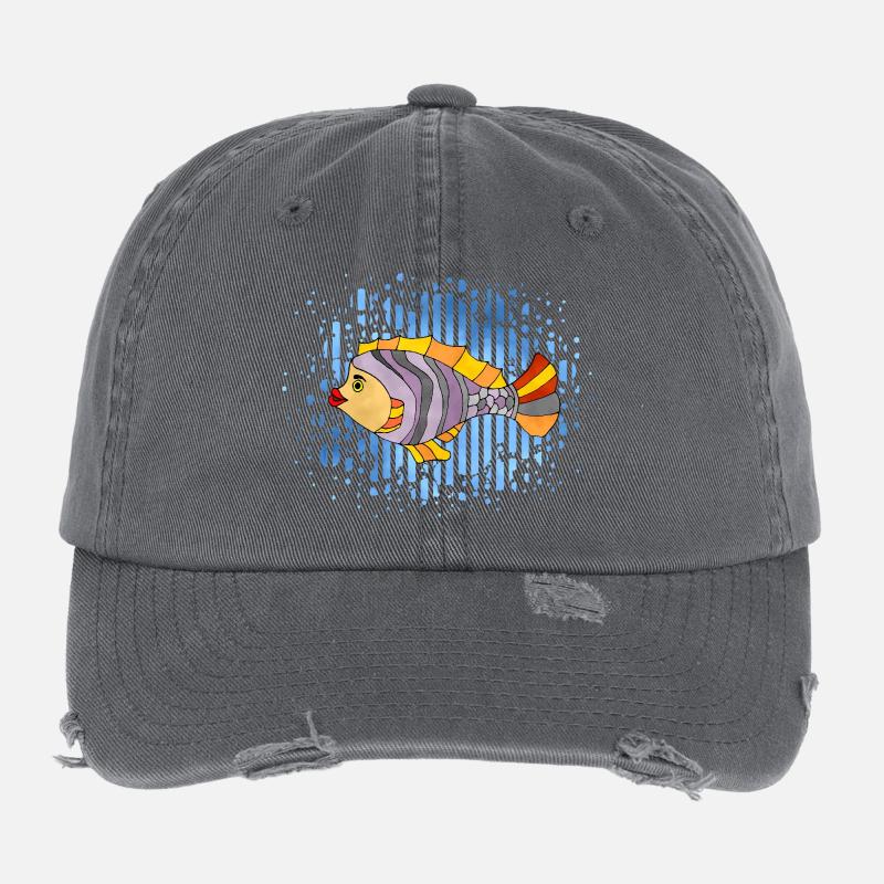 Fisch Flexfit Vintage Destroyed Cap