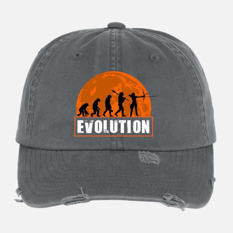 Archy Evolution Hunter Silhouette Rétro Vintage Casquette vintage effet usé Flexfit