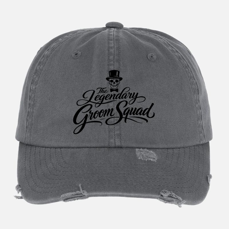Escouade des mariés Bräutigam Jga Casquette vintage effet usé Flexfit