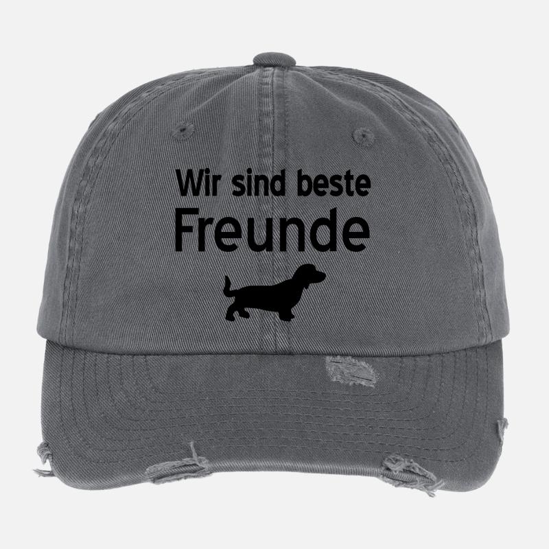 Teckel Casquette vintage effet usé Flexfit