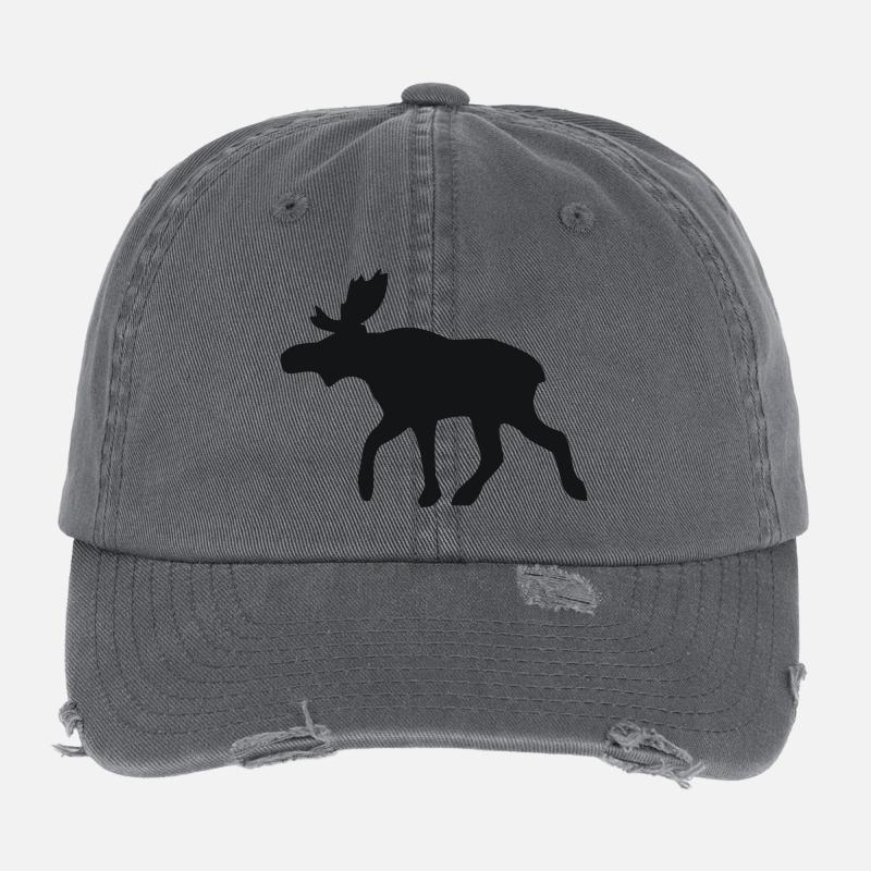 Élan Casquette vintage effet usé Flexfit