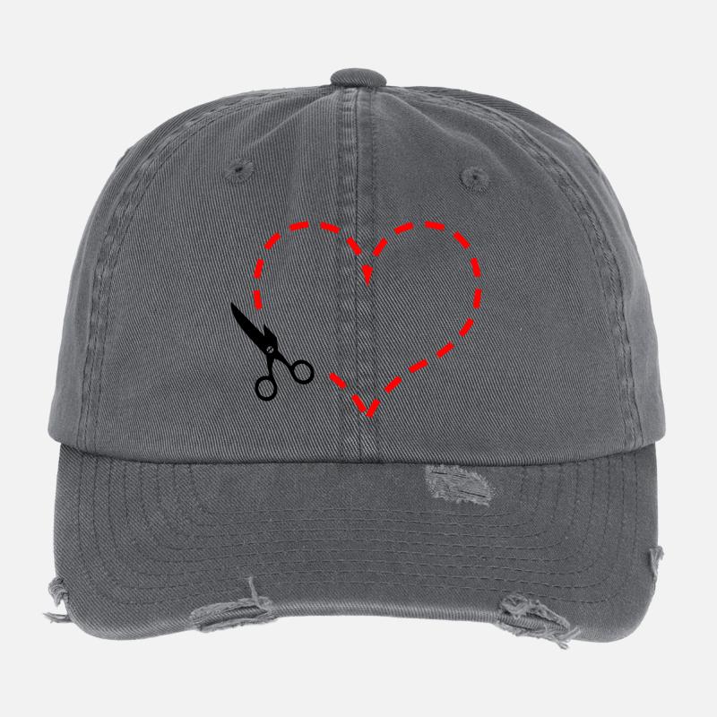 Herz Flexfit Vintage Destroyed Cap