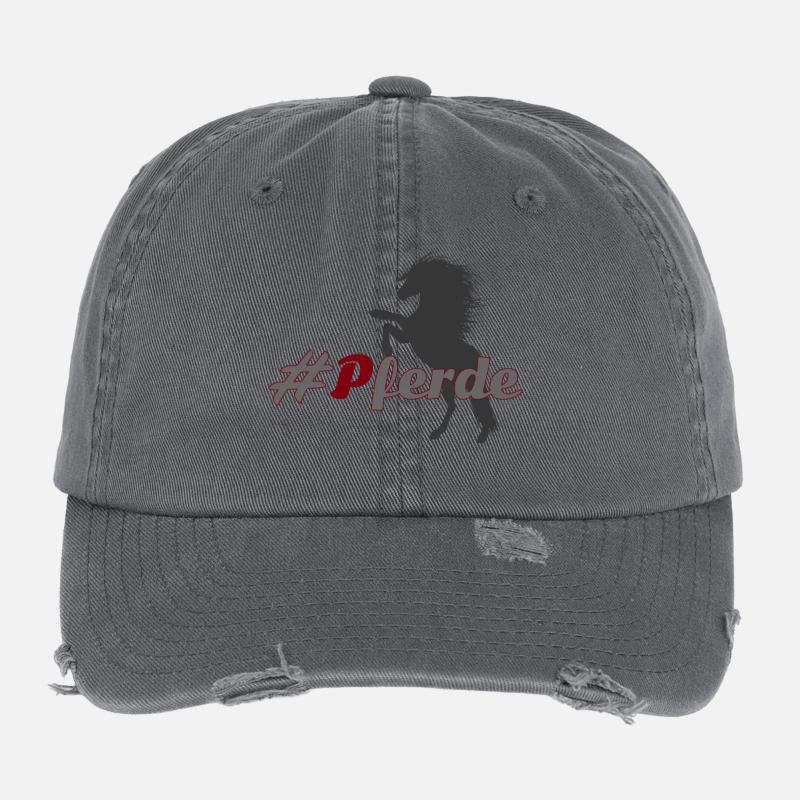 #Pferde Flexfit Vintage Destroyed Cap
