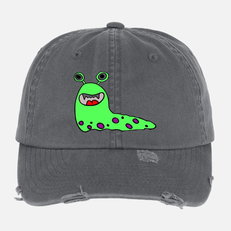 Monster,Comic,Kinder Flexfit Vintage Destroyed Cap