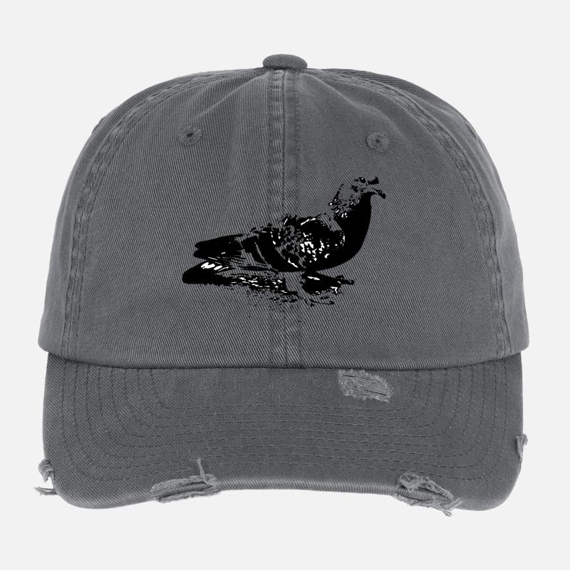 colombe Casquette vintage effet usé Flexfit