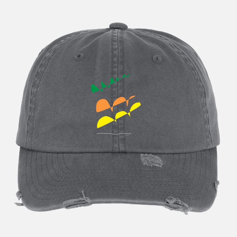 Couleur de la ligne Casquette vintage effet usé Flexfit