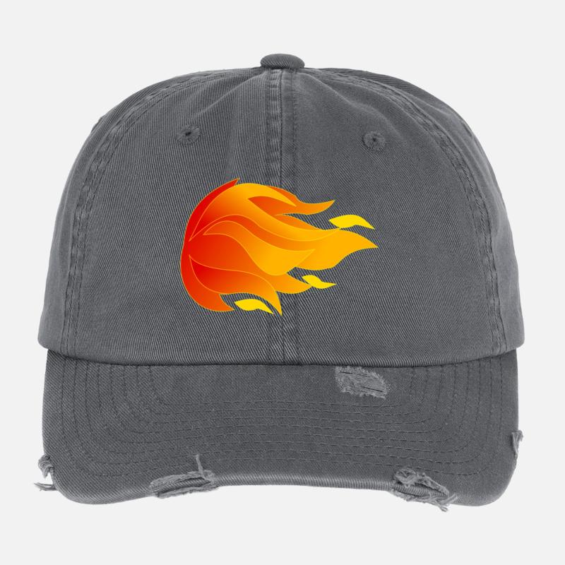 Flames Flexfit Vintage Destroyed Cap