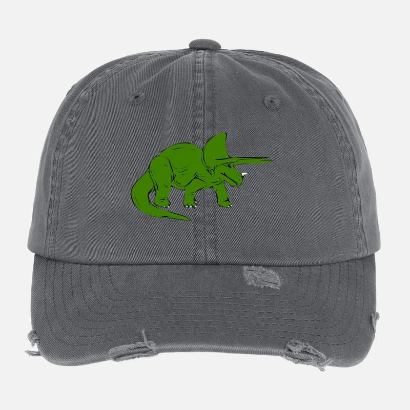 Dinosaur Flexfit Vintage Destroyed Cap