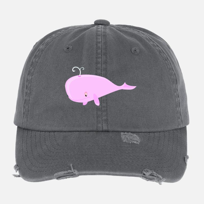Wal Rose Casquette vintage effet usé Flexfit