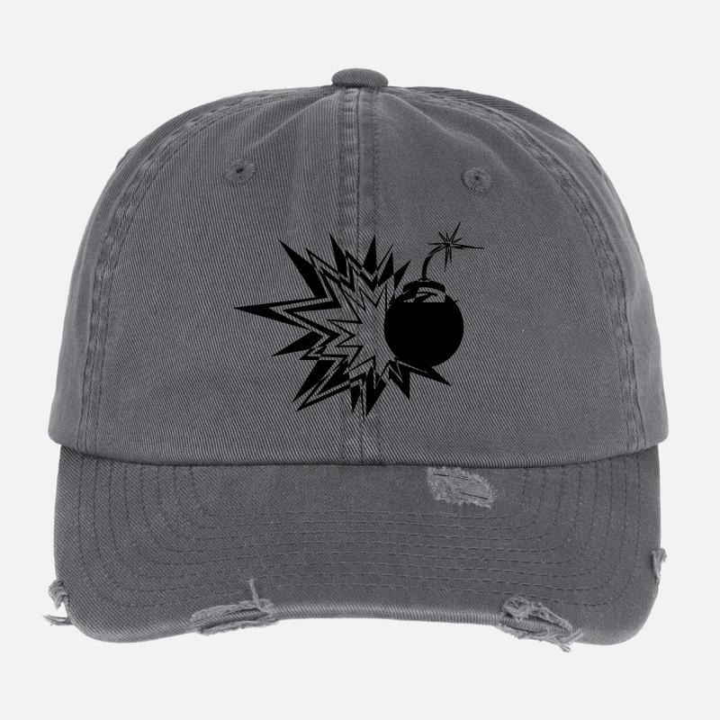 Bombe Flexfit Vintage Destroyed Cap