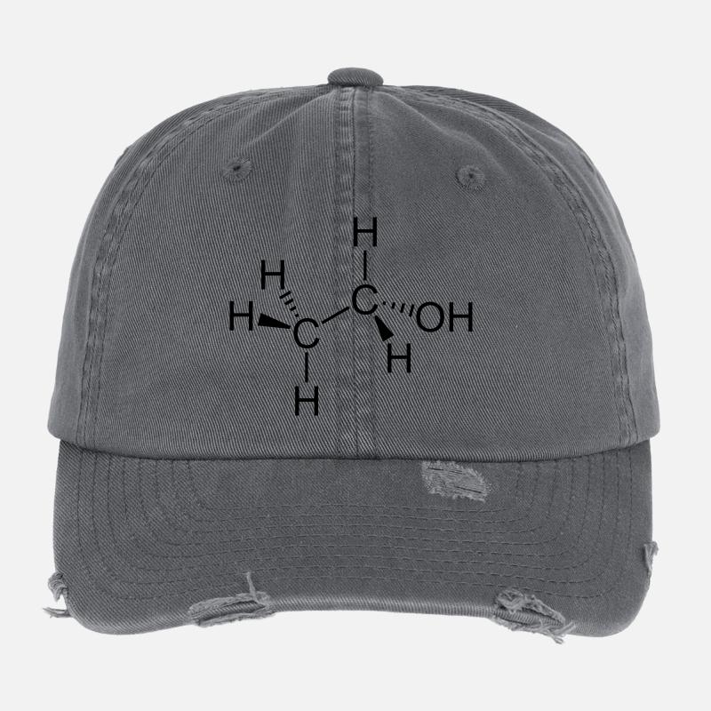 ethanol alkohol Flexfit Vintage Destroyed Cap
