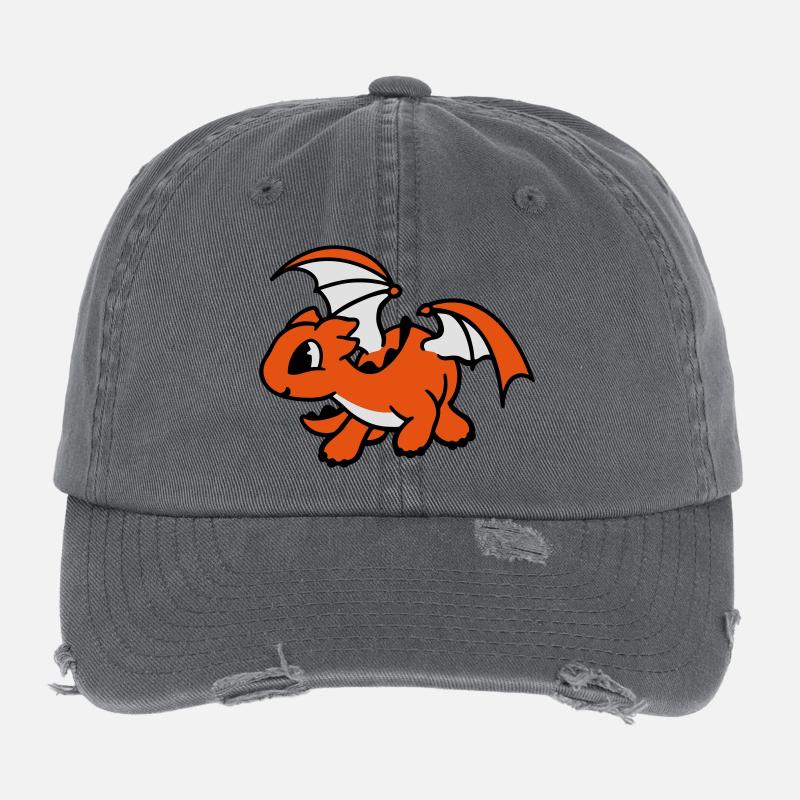 Dragon Casquette vintage effet usé Flexfit