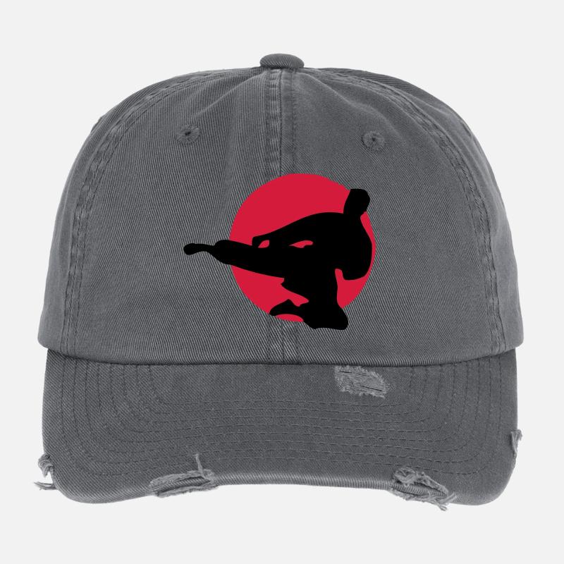 karate Flexfit Vintage Destroyed Cap