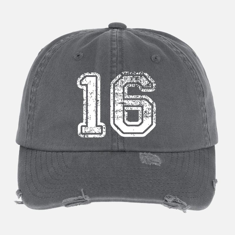16 Flexfit Vintage Destroyed Cap