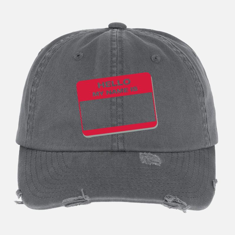 my_name_is Flexfit Vintage Destroyed Cap