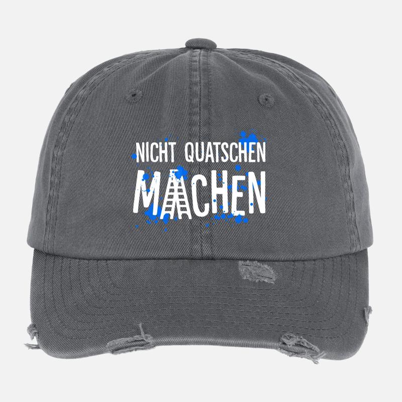 Nicht quatschen – Machen Flexfit Vintage Destroyed Cap