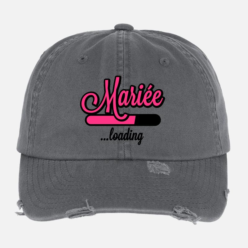 Mariée loading Casquette vintage effet usé Flexfit