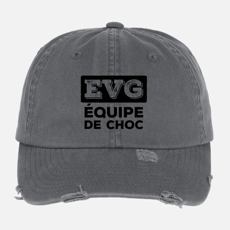 Evg équipe de choc Casquette vintage effet usé Flexfit