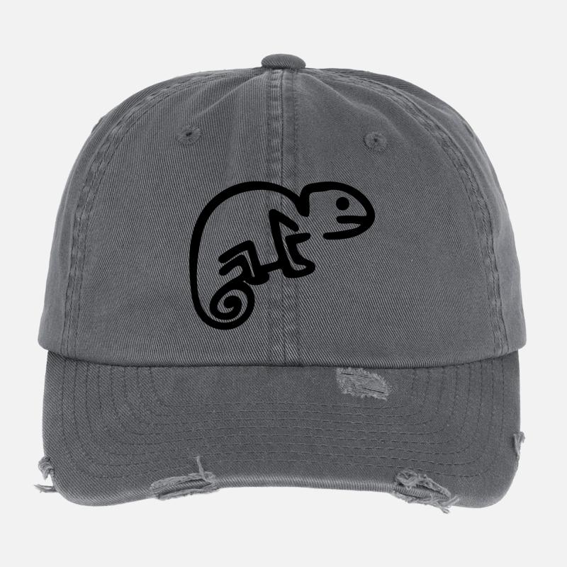caméléon Casquette vintage effet usé Flexfit