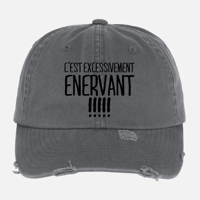 C'est excessivement énervant Casquette vintage effet usé Flexfit