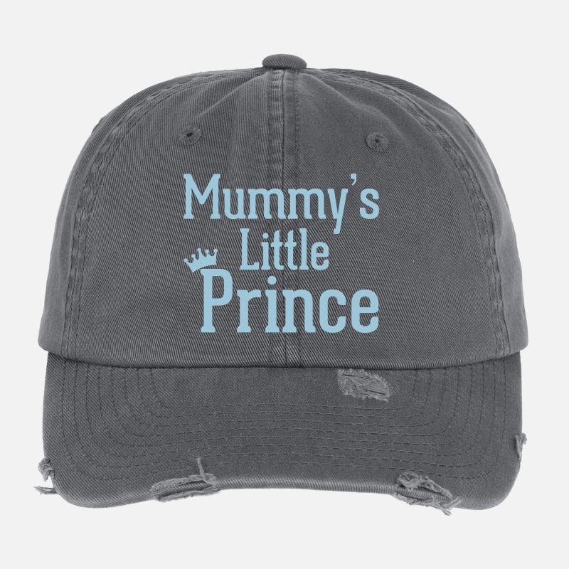 Mummy's Prince Flexfit Vintage Destroyed Cap