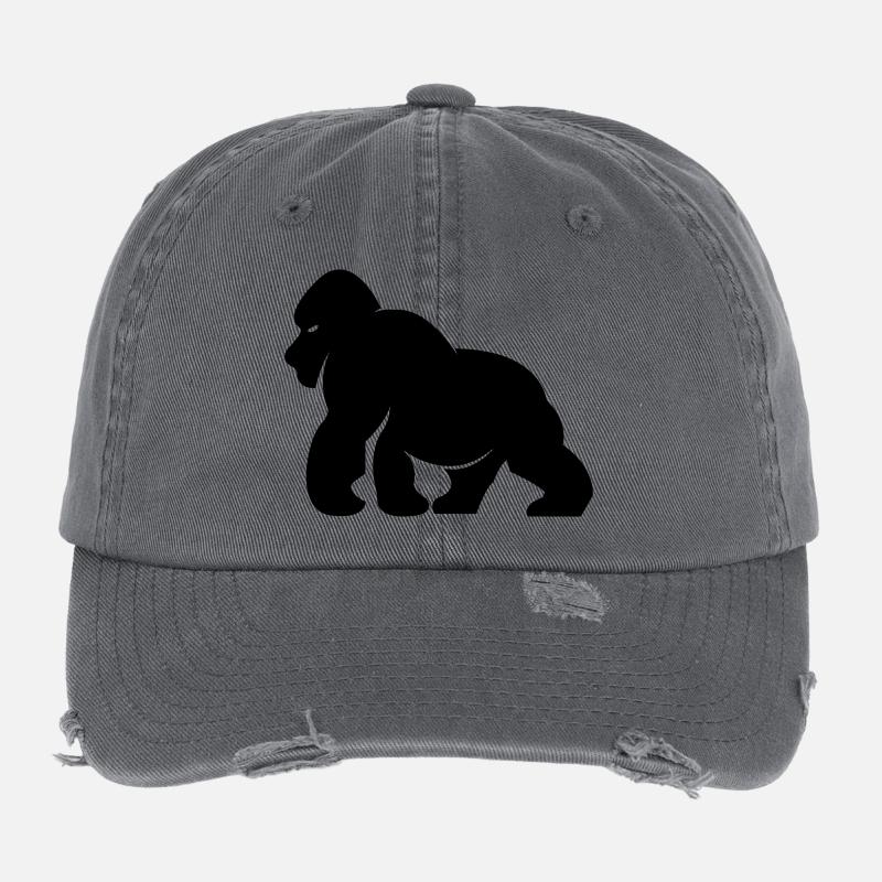 gorilla_01 Flexfit Vintage Destroyed Cap