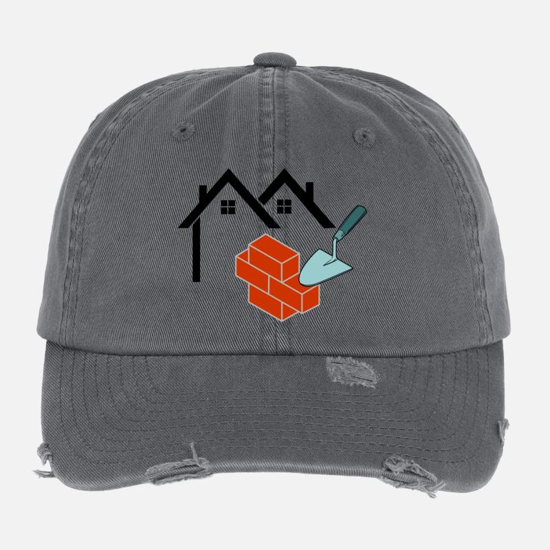 Logo de Mason Casquette vintage effet usé Flexfit