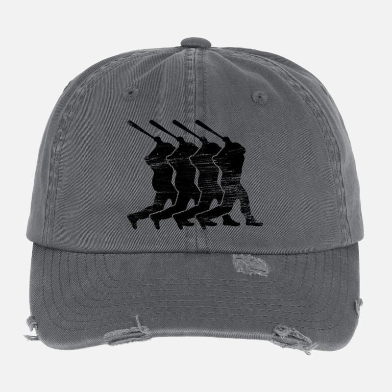 Baseballschläger Flexfit Vintage Destroyed Cap