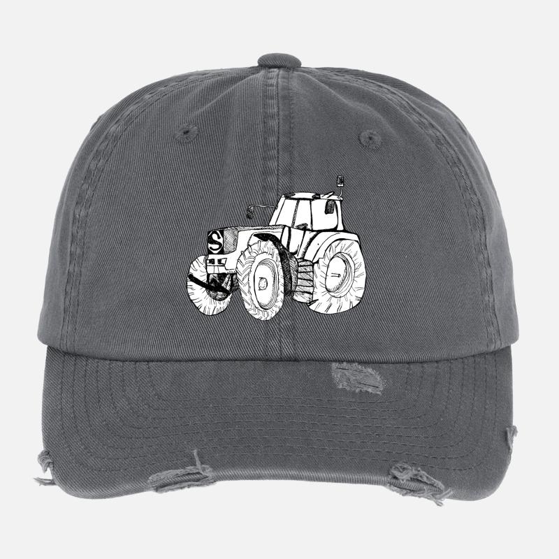 Traktor Flexfit Vintage Destroyed Cap