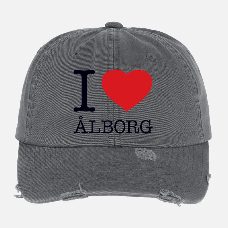 J’ADORE ALBORG Casquette vintage effet usé Flexfit