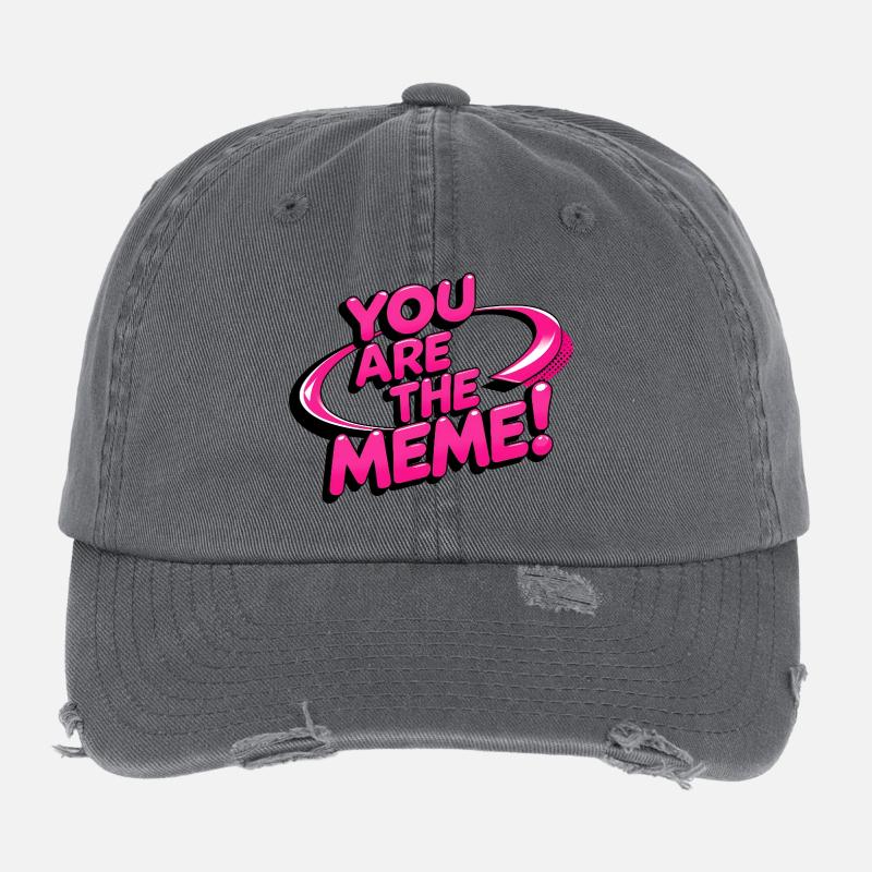 Vous êtes le Mème Casquette vintage effet usé Flexfit