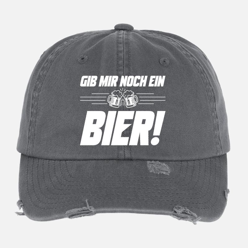 Noch ein Bier Spruch Flexfit Vintage Destroyed Cap