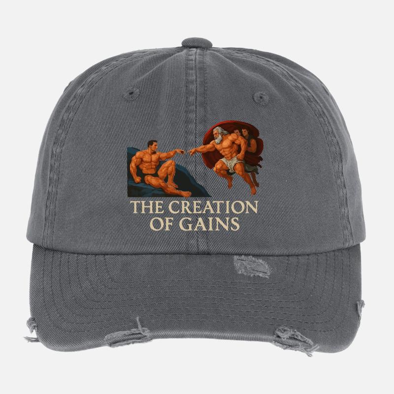 La création de gains Casquette vintage effet usé Flexfit