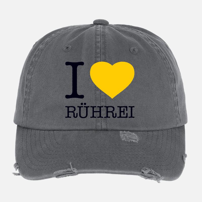 J'adore les œufs brouillés Casquette vintage effet usé Flexfit